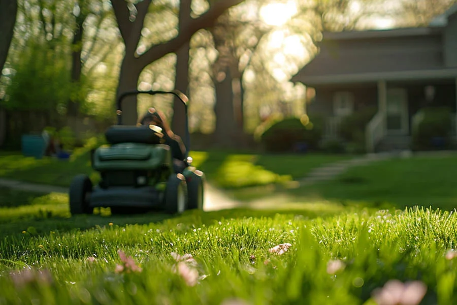 small lawnmower